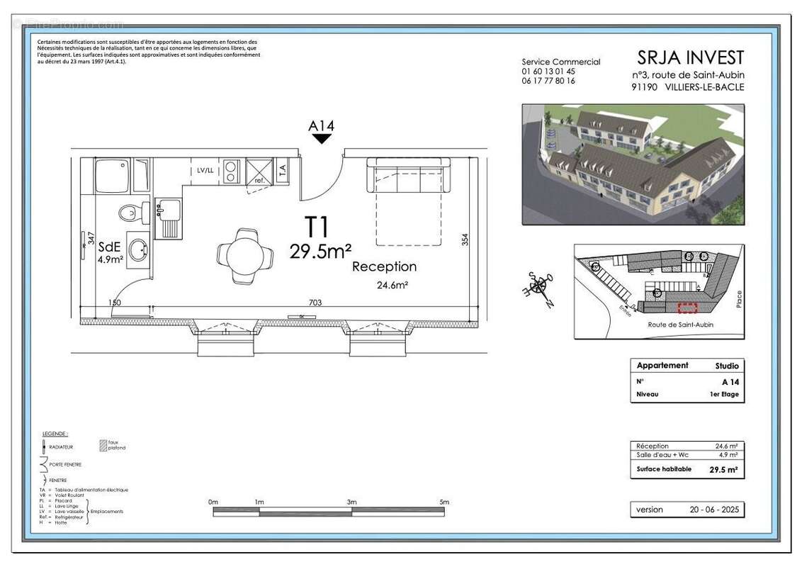 Appartement à VILLIERS-LE-BACLE