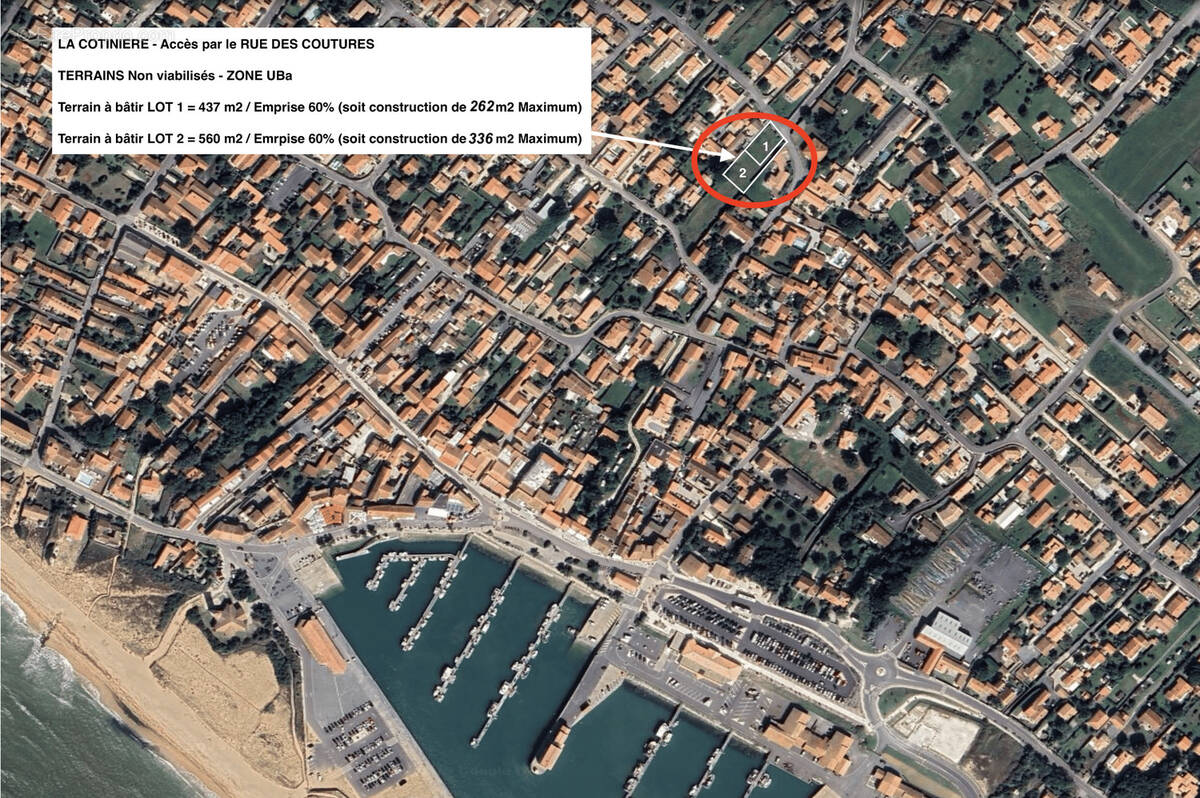 Terrain à SAINT-PIERRE-D&#039;OLERON