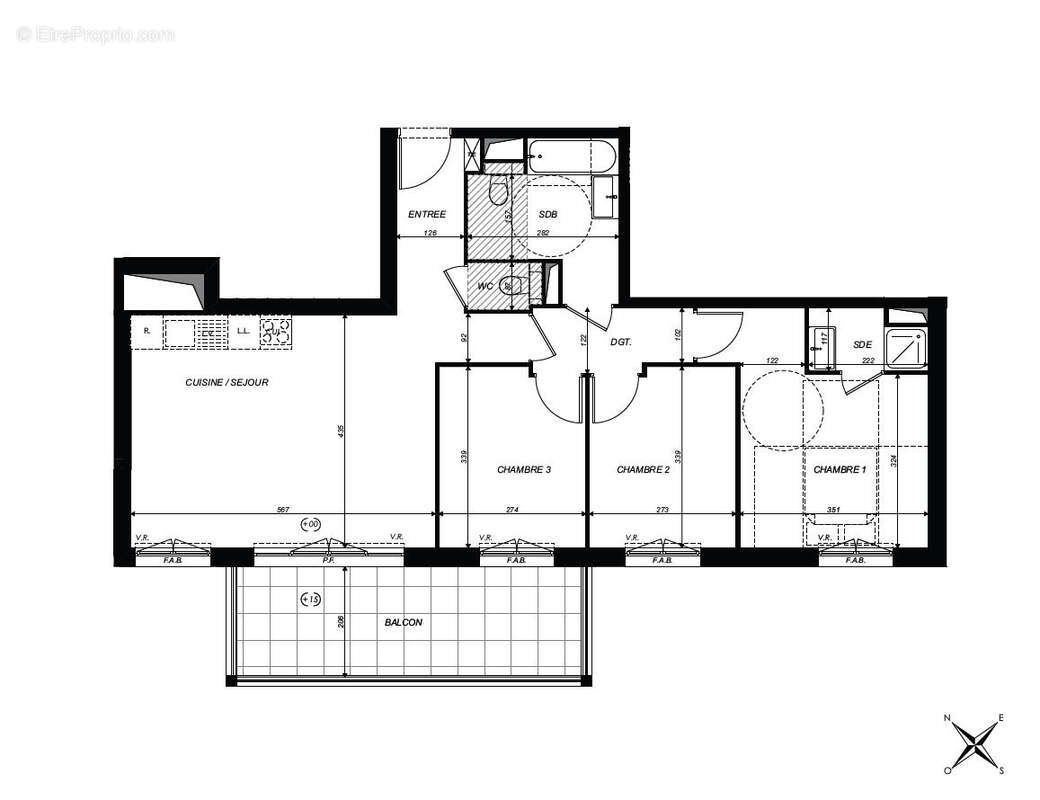 Appartement à NANCY