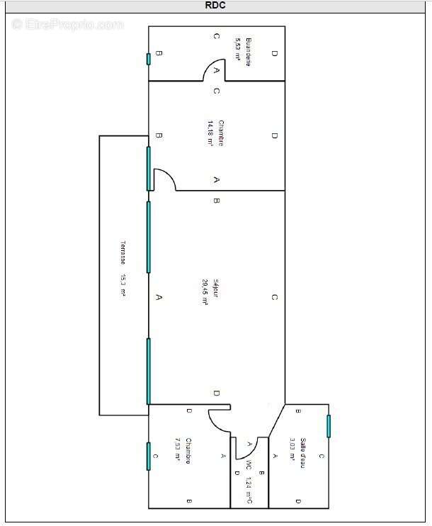 Appartement à VALRAS-PLAGE