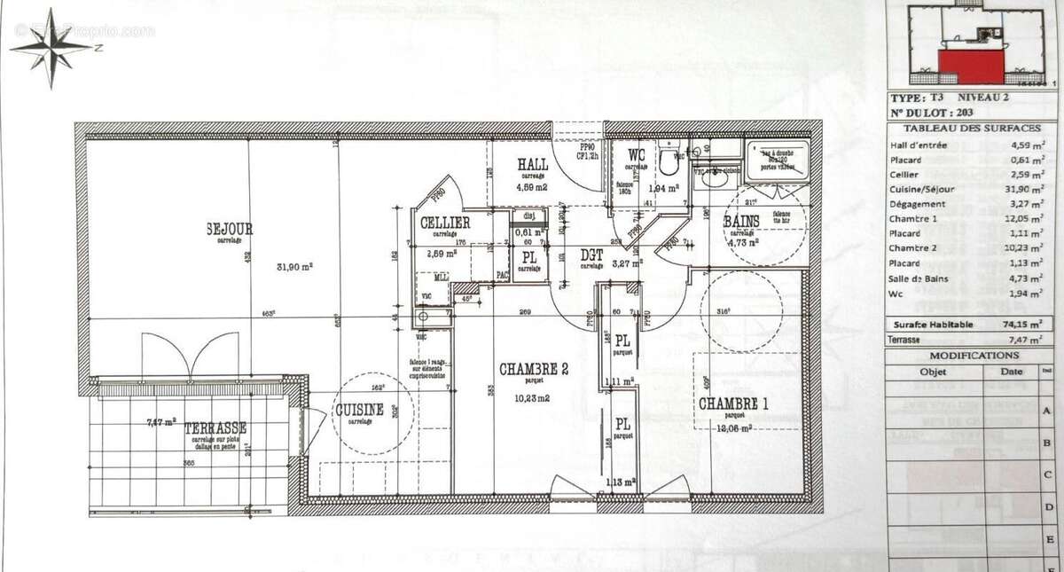 Appartement à BOURG-ARGENTAL