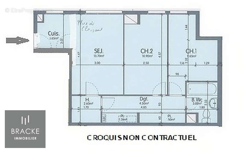 Appartement à COURBEVOIE