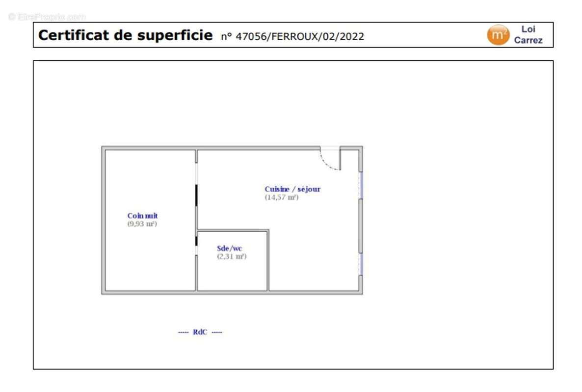 Appartement à VILLENEUVE-LE-ROI