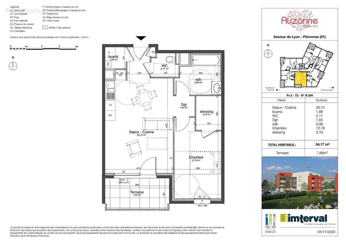Appartement à PERONNAS
