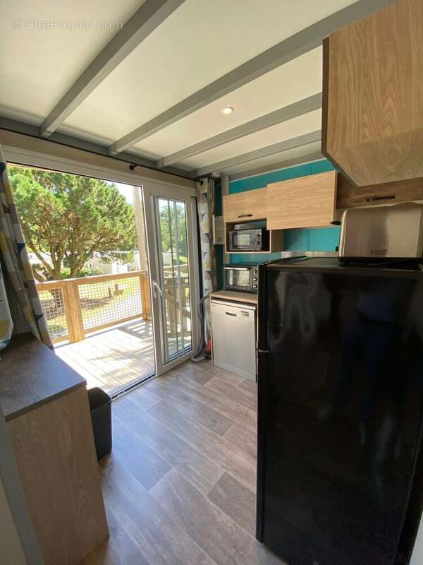 cuisine sur terrasse - Maison à SAINT-HILAIRE-DE-RIEZ