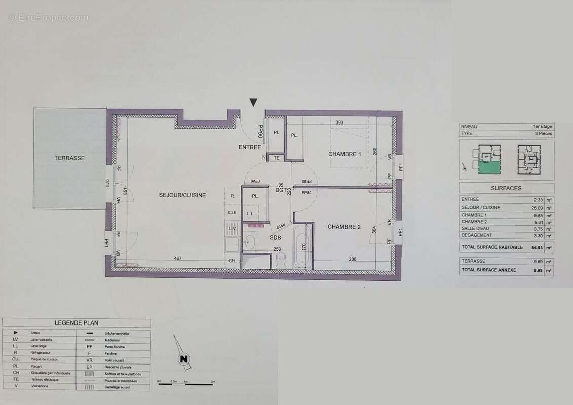 Appartement à SACLAY