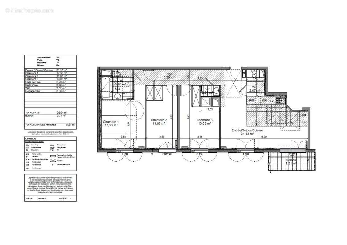 Appartement à BIEVRES