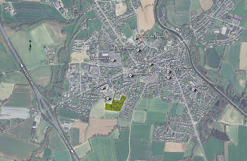 Terrain à TINTENIAC