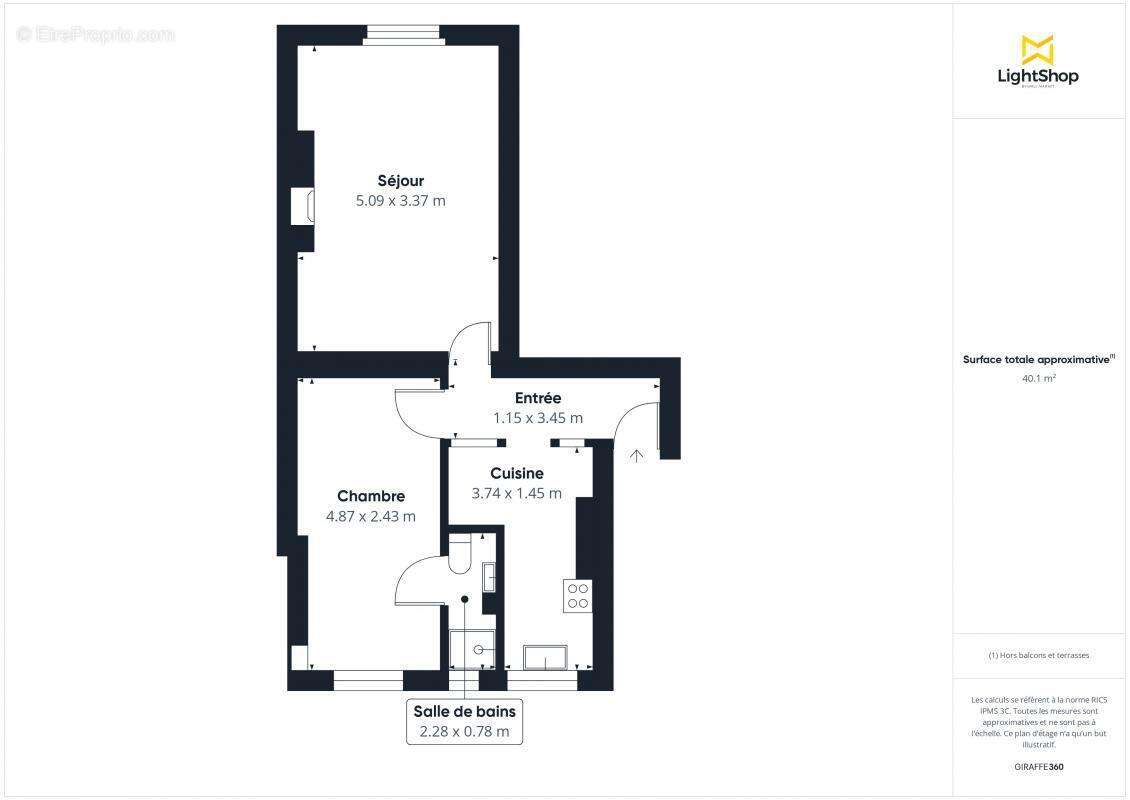 Appartement à PARIS-10E