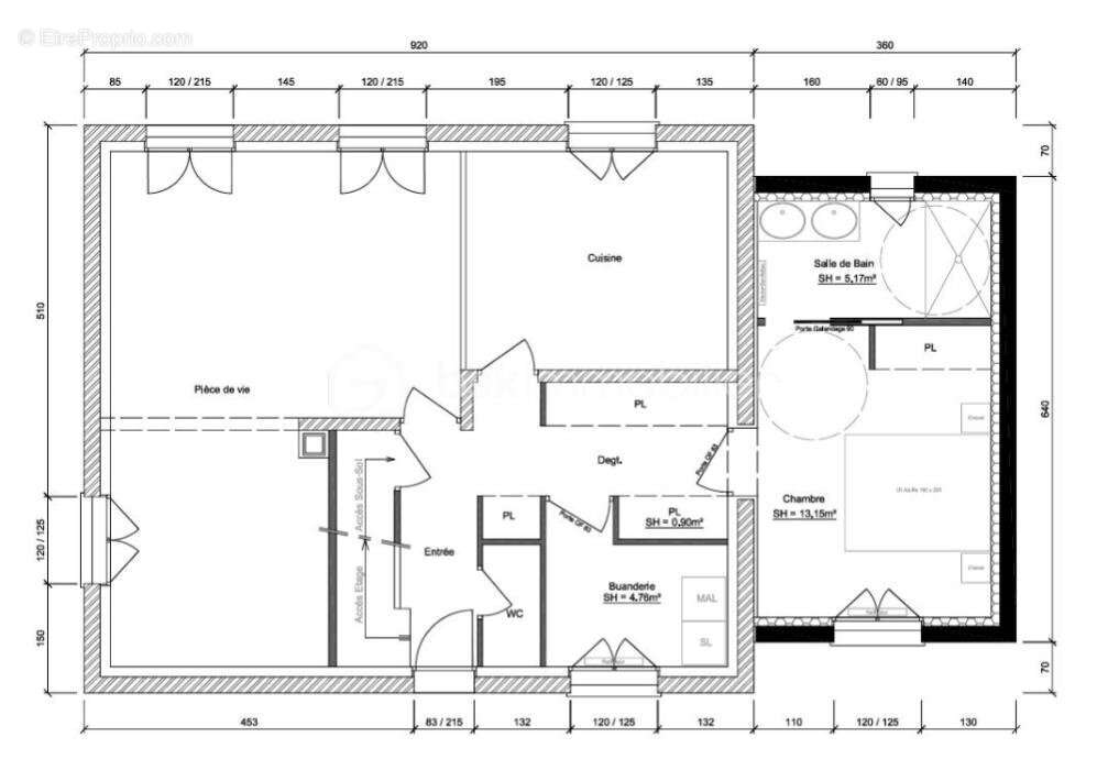 Maison à MONDEVILLE