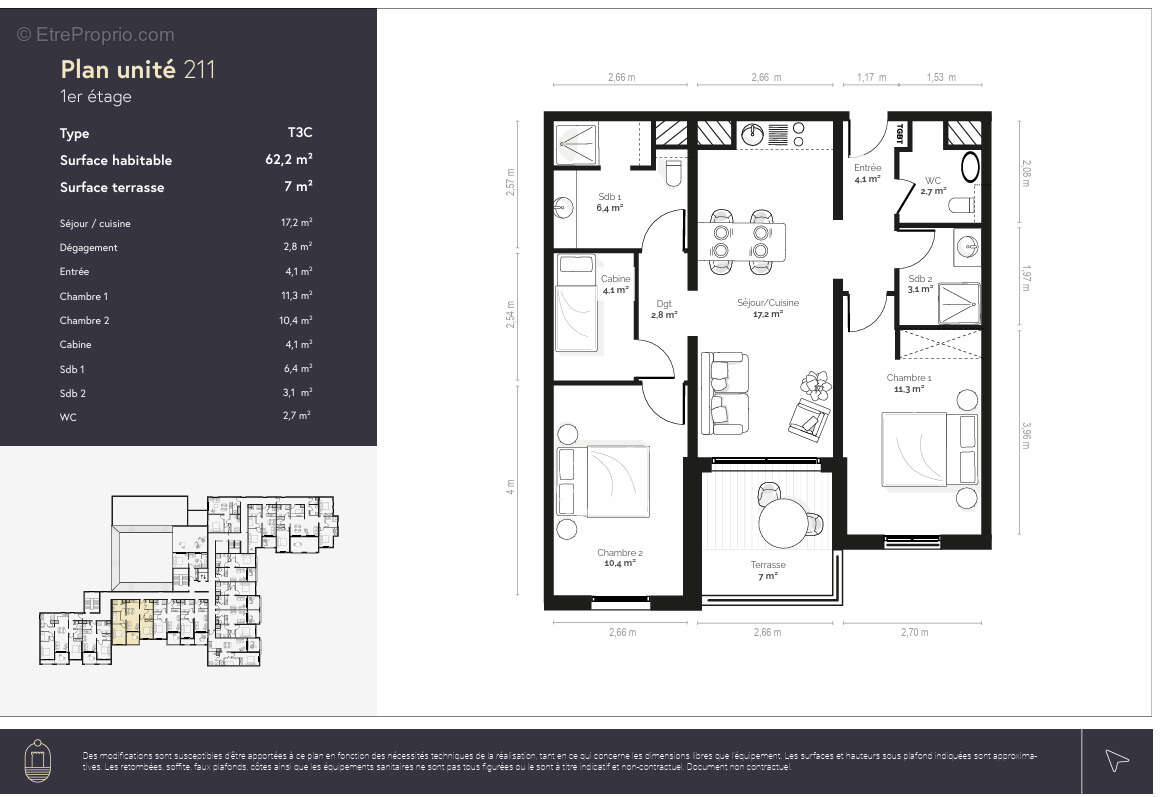 Appartement à PIANOTTOLI-CALDARELLO