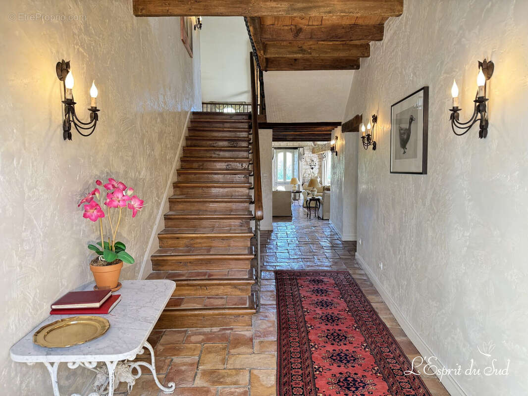 Hall d&#039;entrée - Maison à CASTELNAU-DE-MONTMIRAL