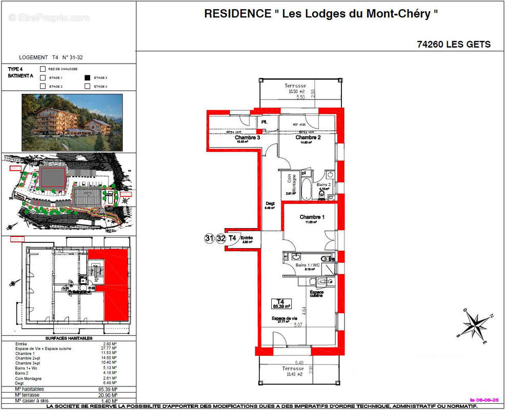 Appartement à LES GETS