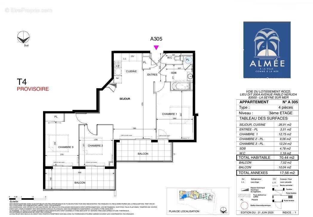 Appartement à LA SEYNE-SUR-MER
