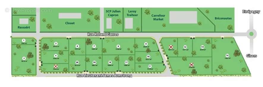 Terrain à ETREPAGNY