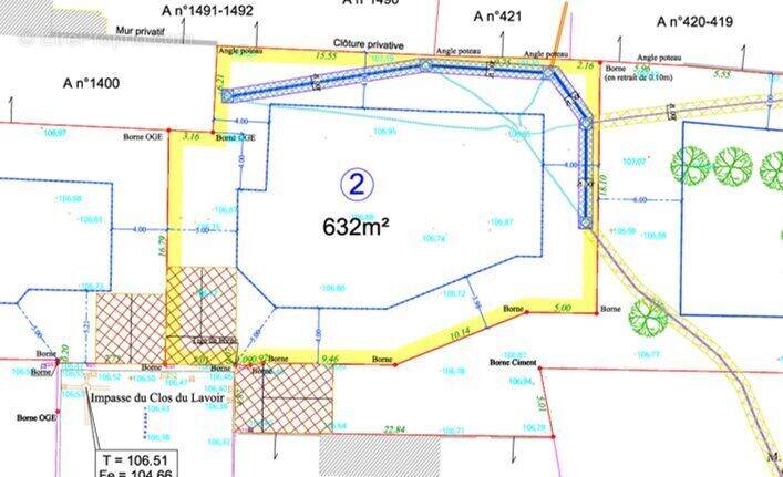 Terrain à VAUGRIGNEUSE