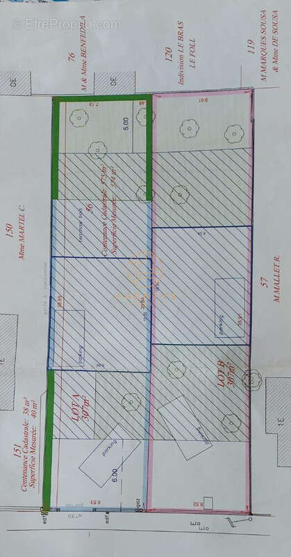 Terrain à CHAMPIGNY-SUR-MARNE