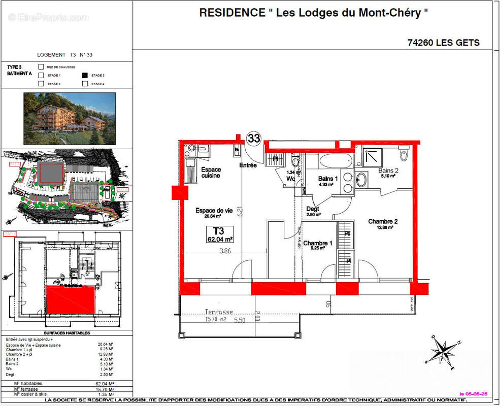 Appartement à LES GETS