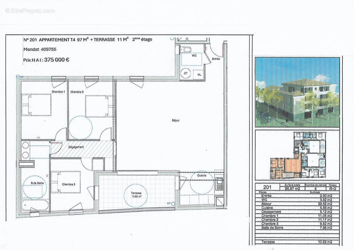 Appartement à DRAGUIGNAN