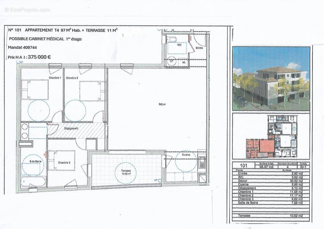 Appartement à DRAGUIGNAN