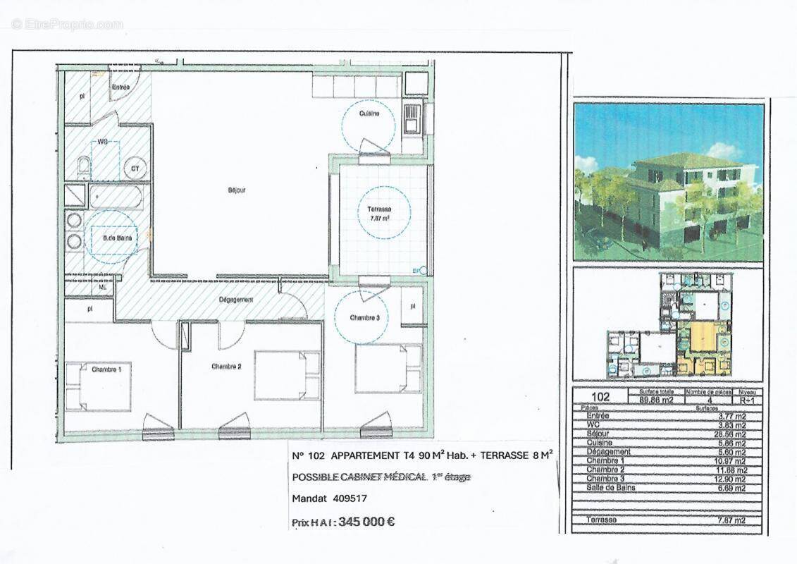 Appartement à DRAGUIGNAN