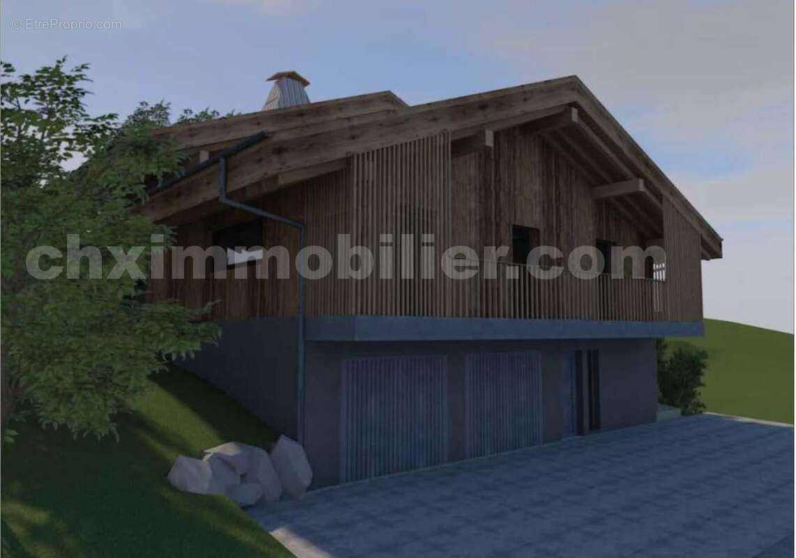 photo 3 D  - Terrain à LES HOUCHES