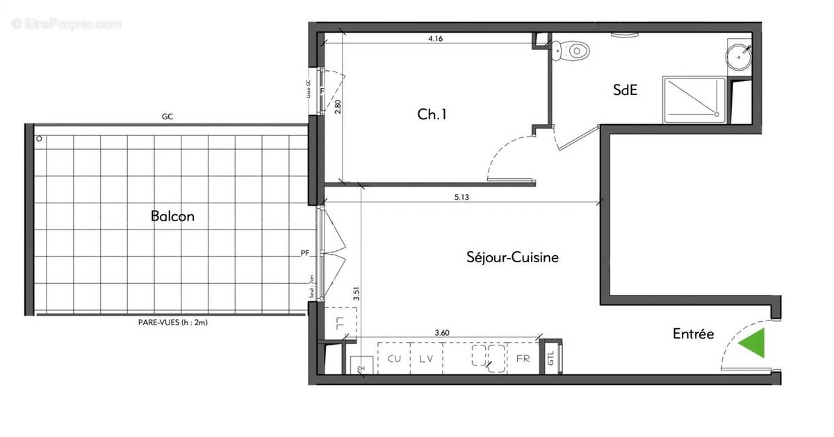 Appartement à VILLEFRANCHE-SUR-SAONE