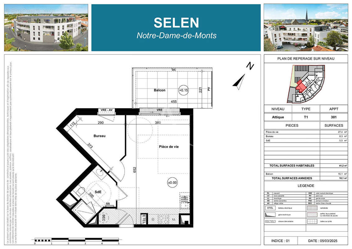 Appartement à NOTRE-DAME-DE-MONTS