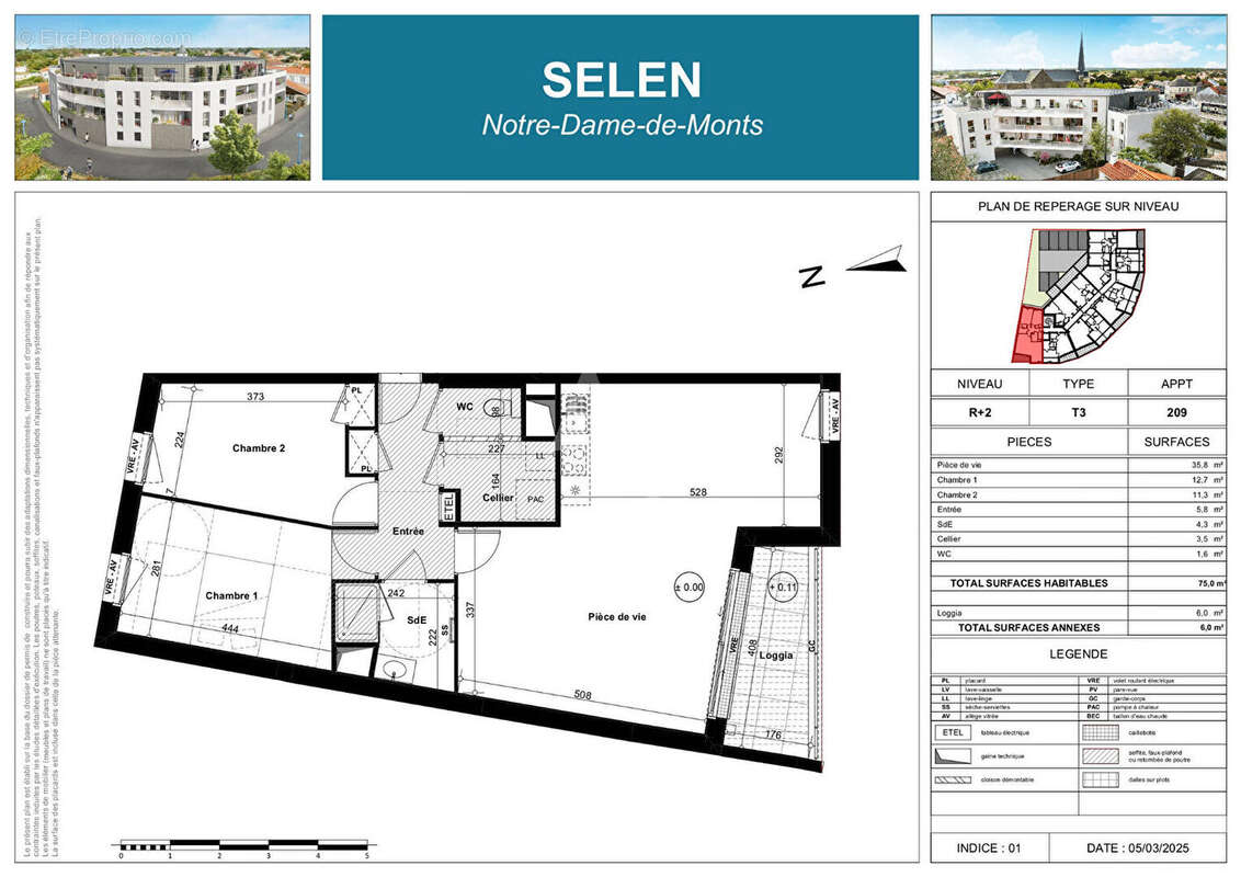 Appartement à NOTRE-DAME-DE-MONTS