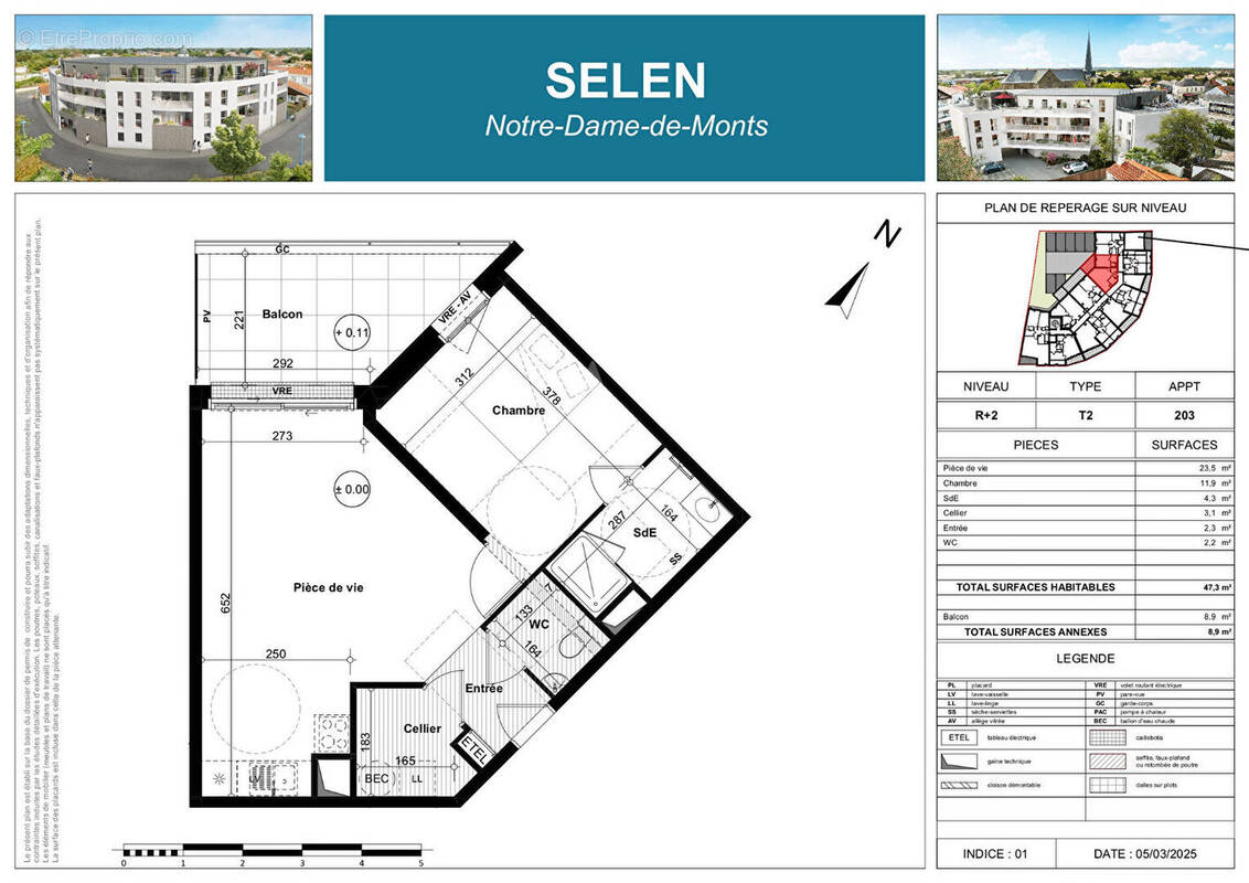 Appartement à NOTRE-DAME-DE-MONTS