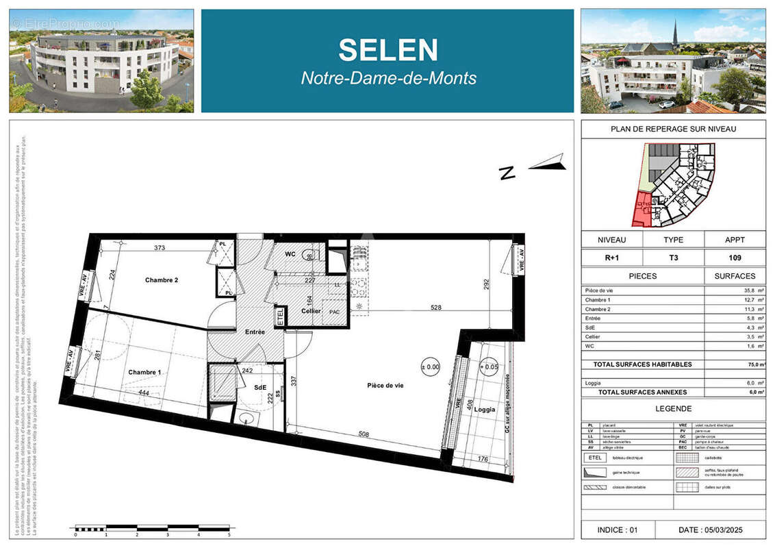 Appartement à NOTRE-DAME-DE-MONTS