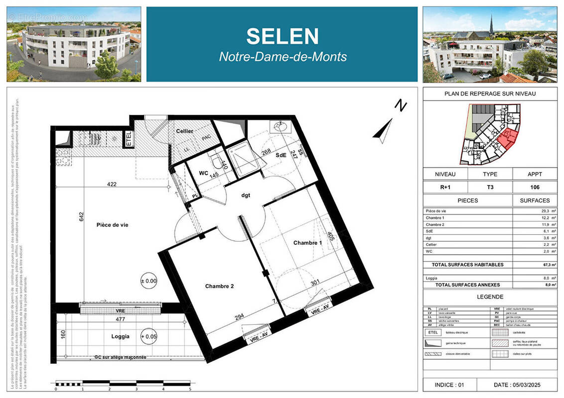 Appartement à NOTRE-DAME-DE-MONTS