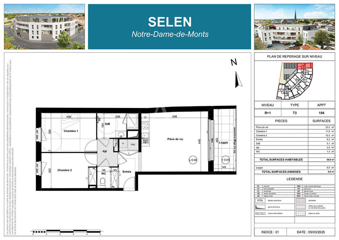 Appartement à NOTRE-DAME-DE-MONTS
