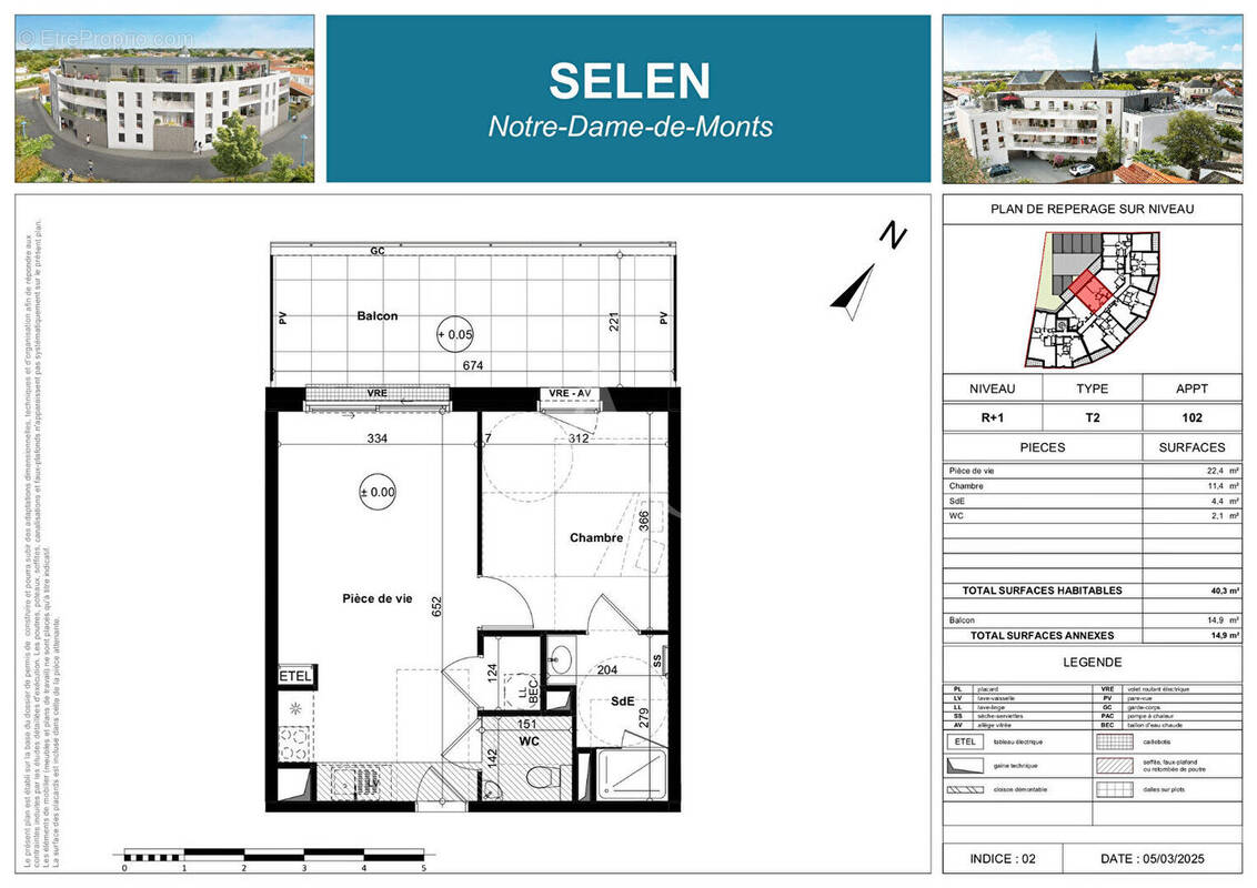 Appartement à NOTRE-DAME-DE-MONTS
