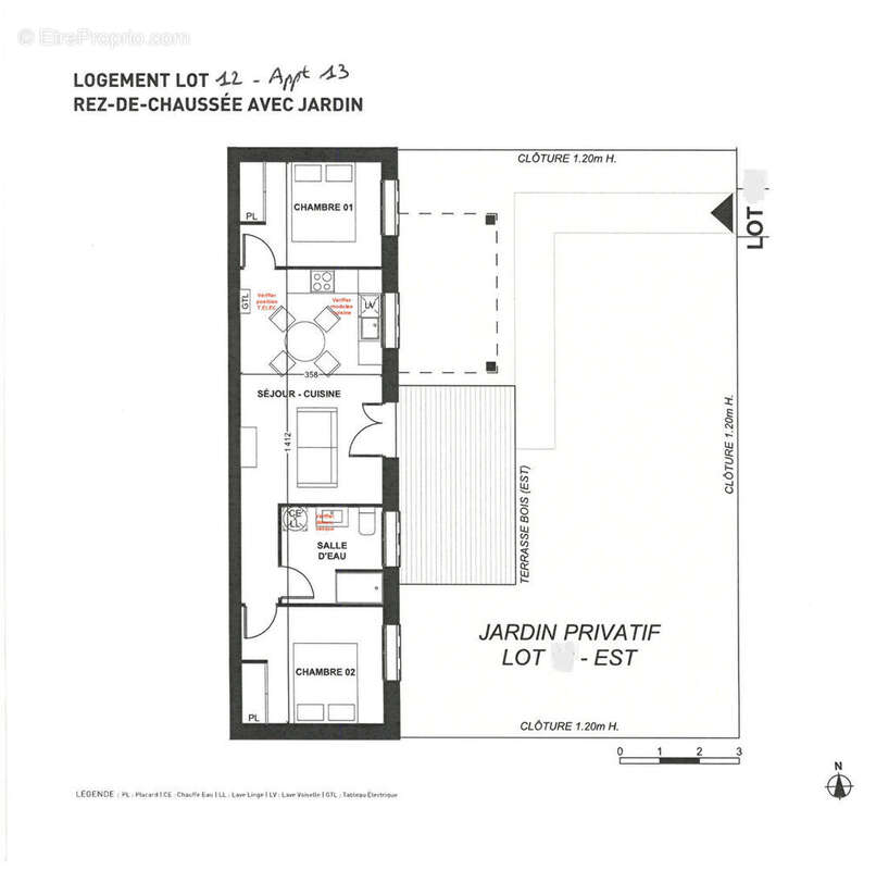 Appartement à VENDAYS-MONTALIVET