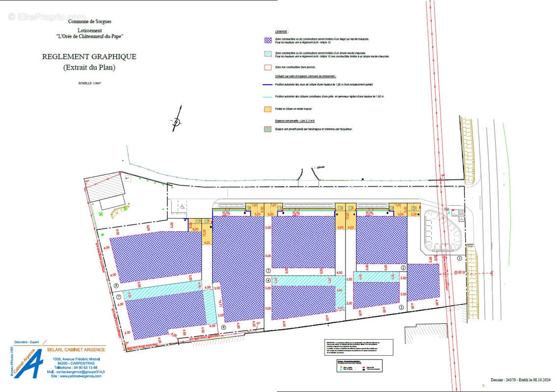 Terrain à CHATEAUNEUF-DU-PAPE