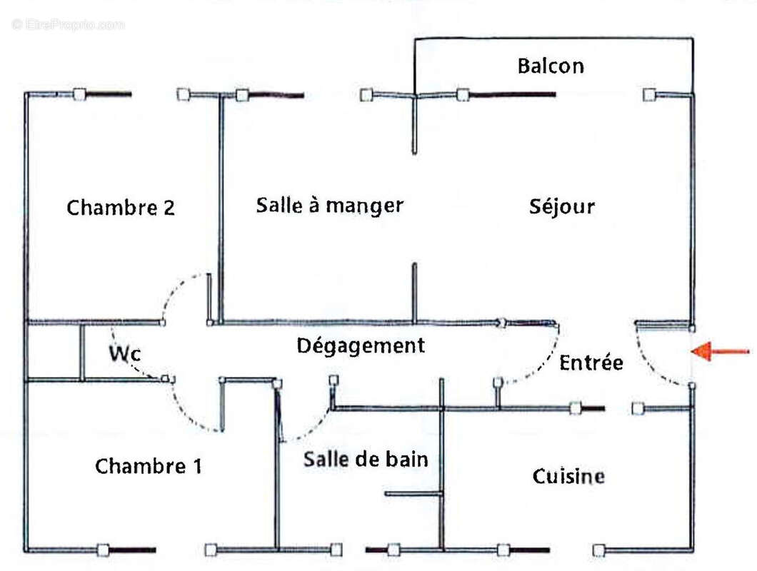 Appartement à VERSAILLES