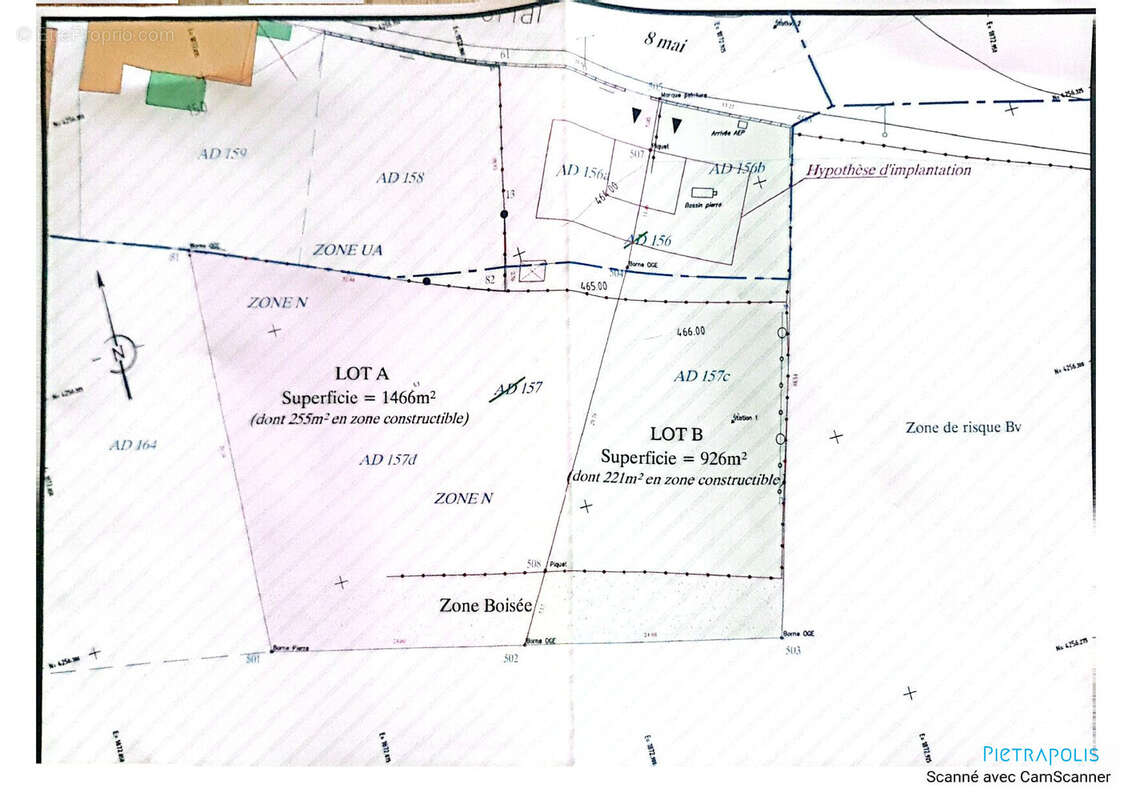 Terrain à CHATONNAY