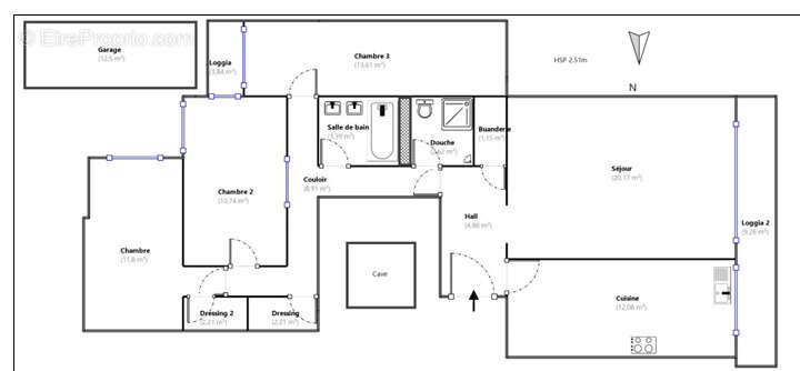 Appartement à SAINT-LAURENT-DU-VAR