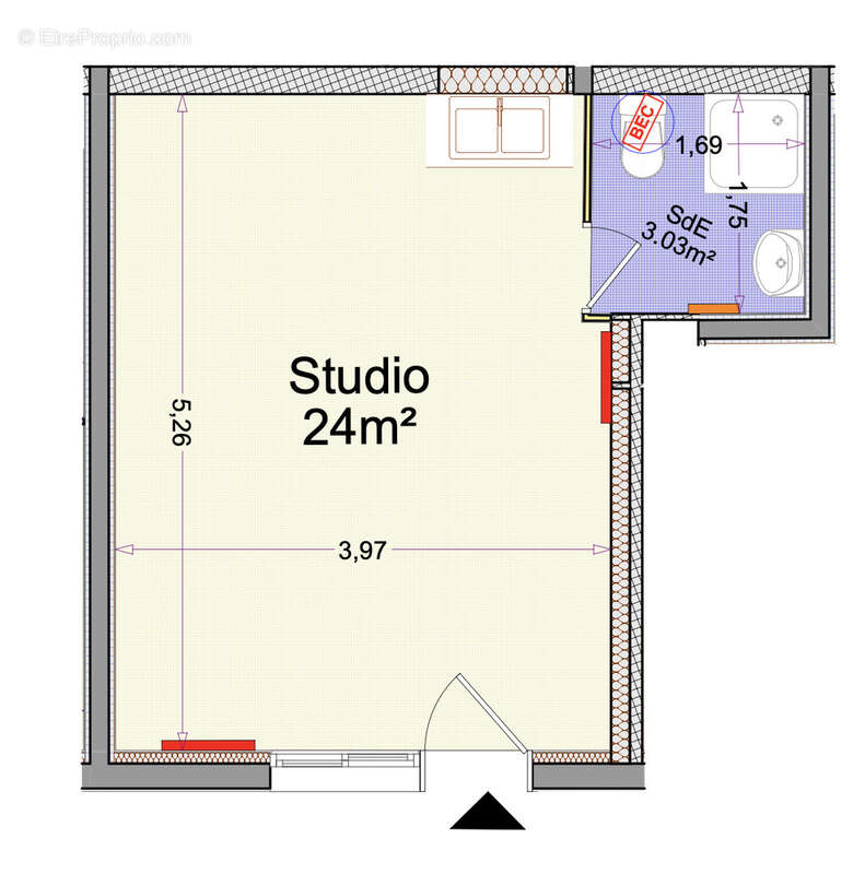 Photo 4 - Appartement à LA FERTE-ALAIS