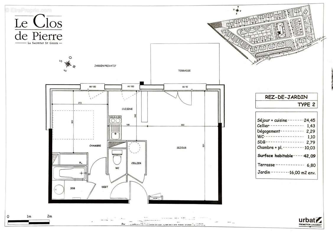 Appartement à LA SALVETAT-SAINT-GILLES