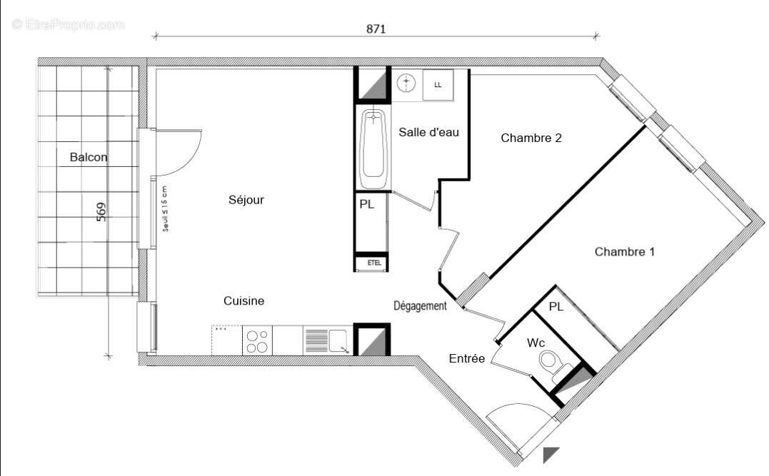 Appartement à BONNEVILLE
