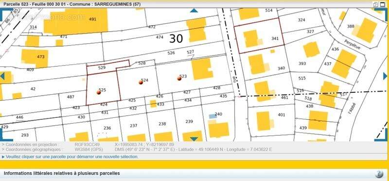 Terrain à SARREGUEMINES
