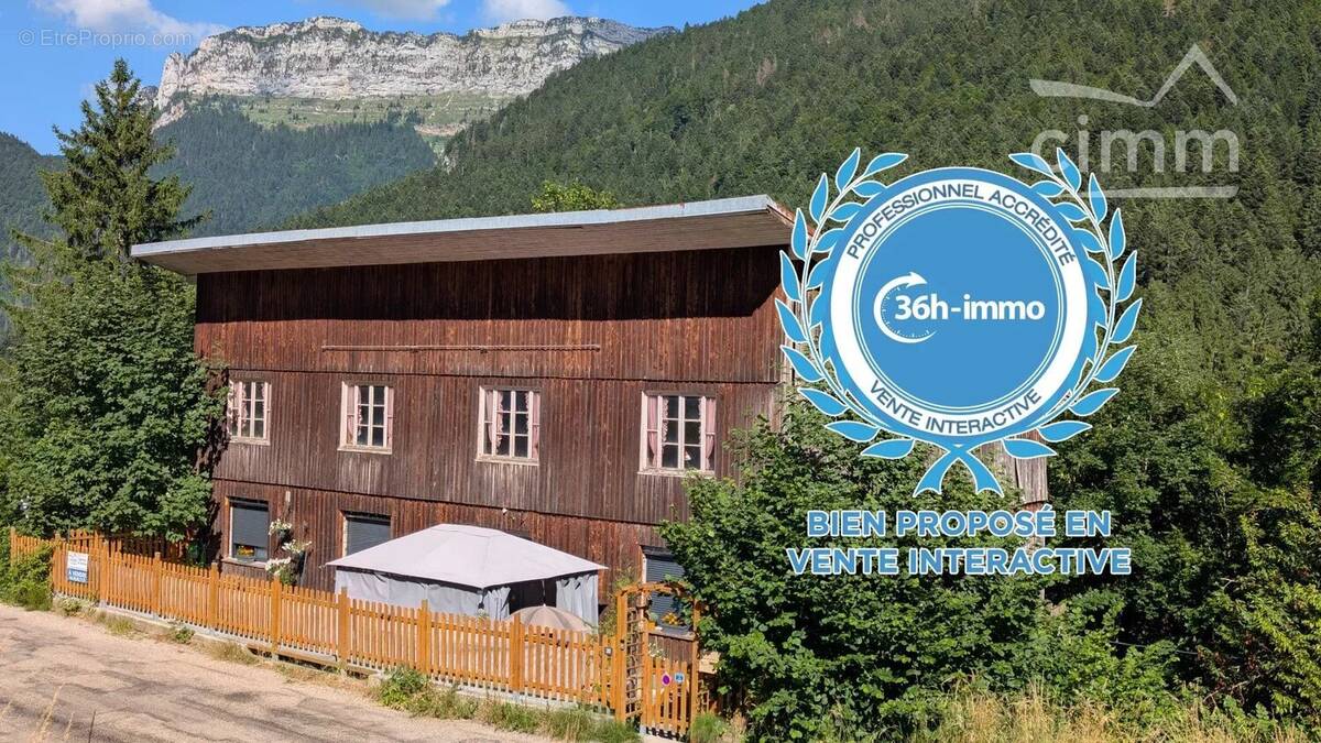 Maison à SAINT-PIERRE-DE-CHARTREUSE