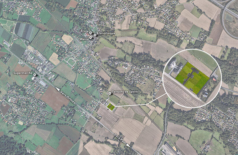 Terrain à POEY-DE-LESCAR