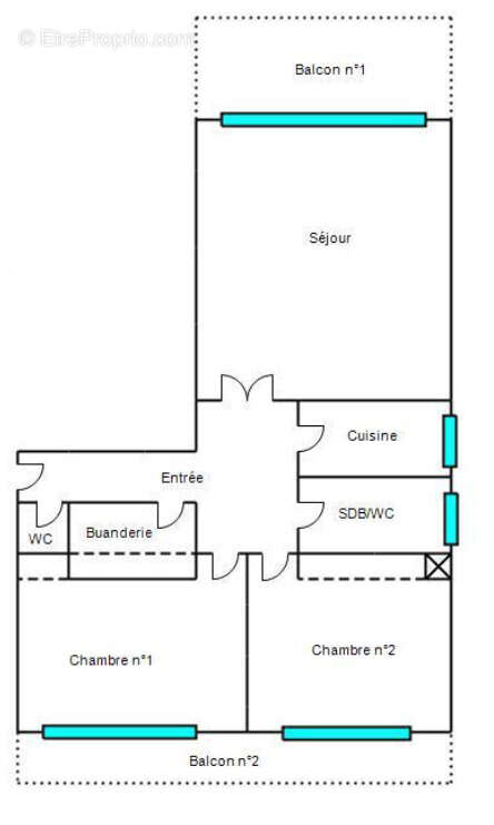 Appartement à MENTON