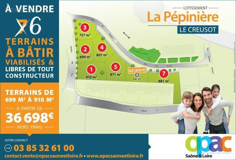 Terrain à LE CREUSOT