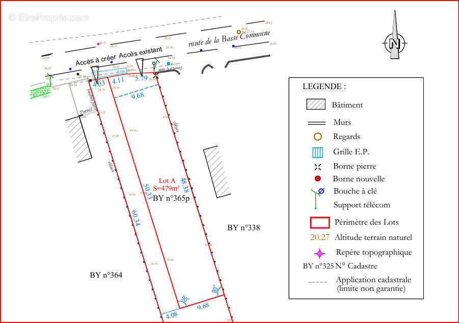 Terrain à MOUZILLON