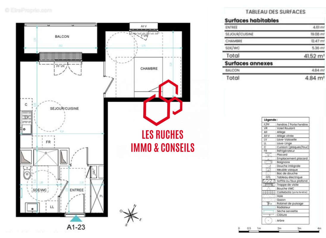 Appartement à MAGNY-LE-HONGRE