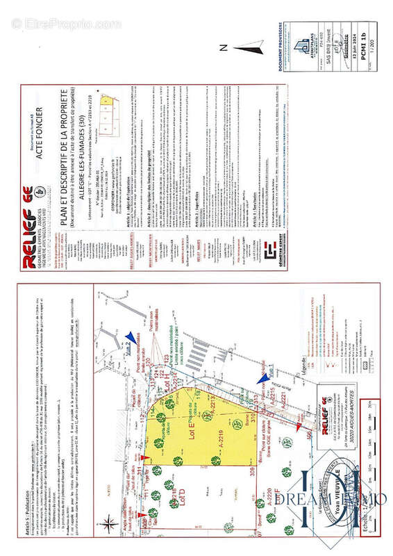 Terrain à ALLEGRE-LES-FUMADES